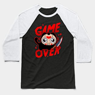 Game Over Cat Baseball T-Shirt